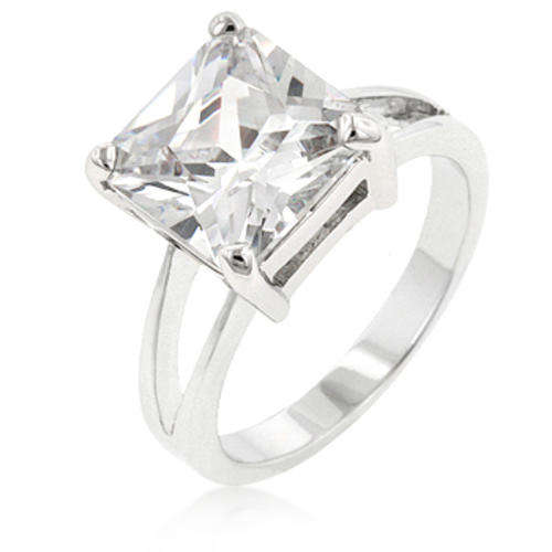 Cubic Zirconia Gypsy Ring Engagement *USA IMPORT*